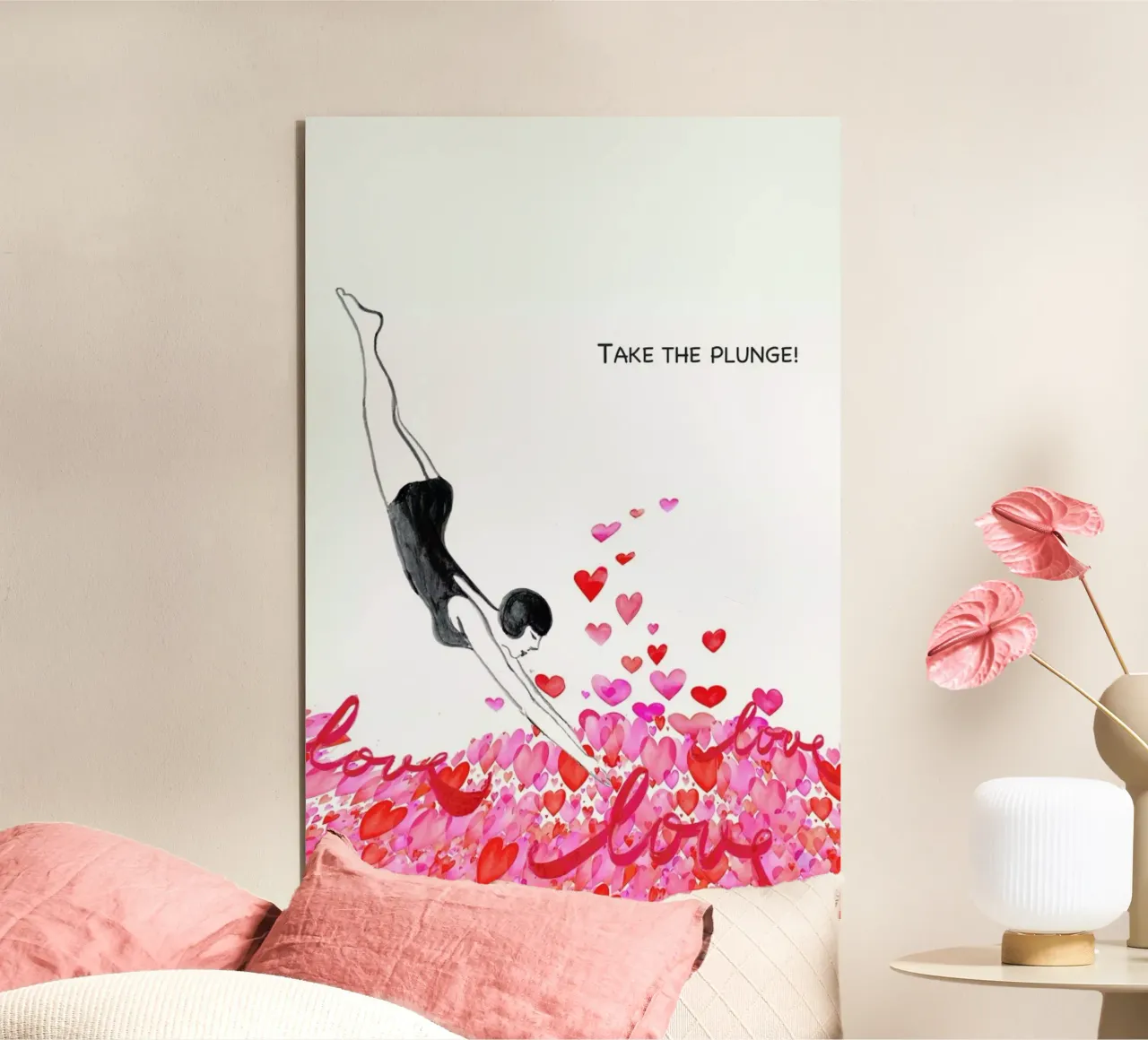 Take The Plunge alu-dibond by Rococco LA