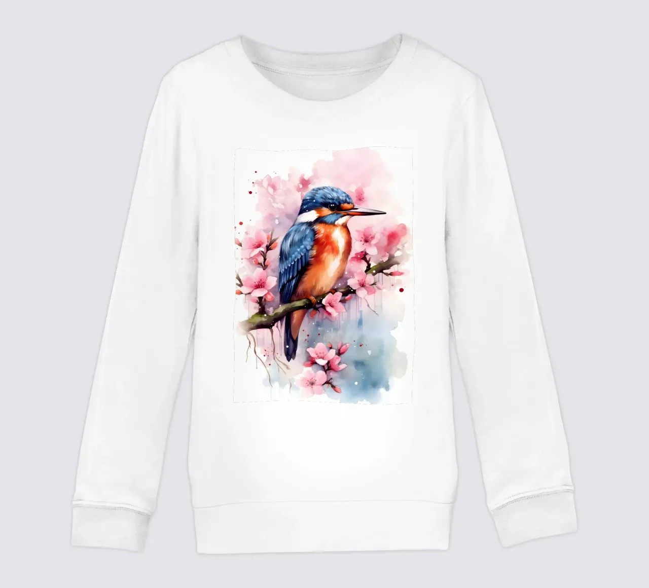 Kingfisher felpa bambino da FreeArtStudio