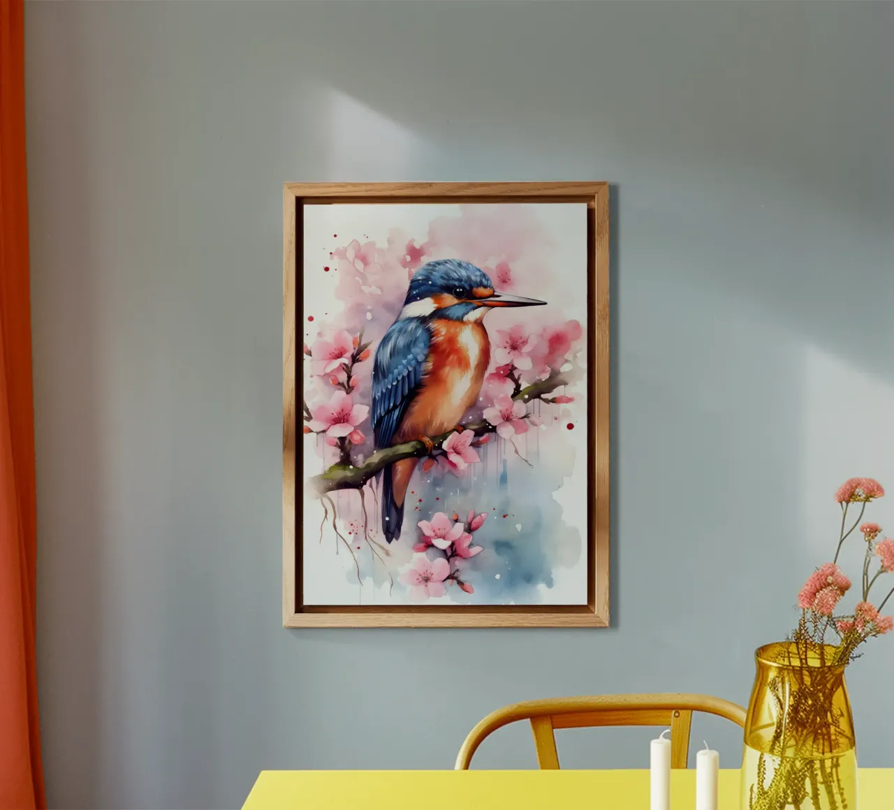 Kingfisher alluminio dibond da FreeArtStudio