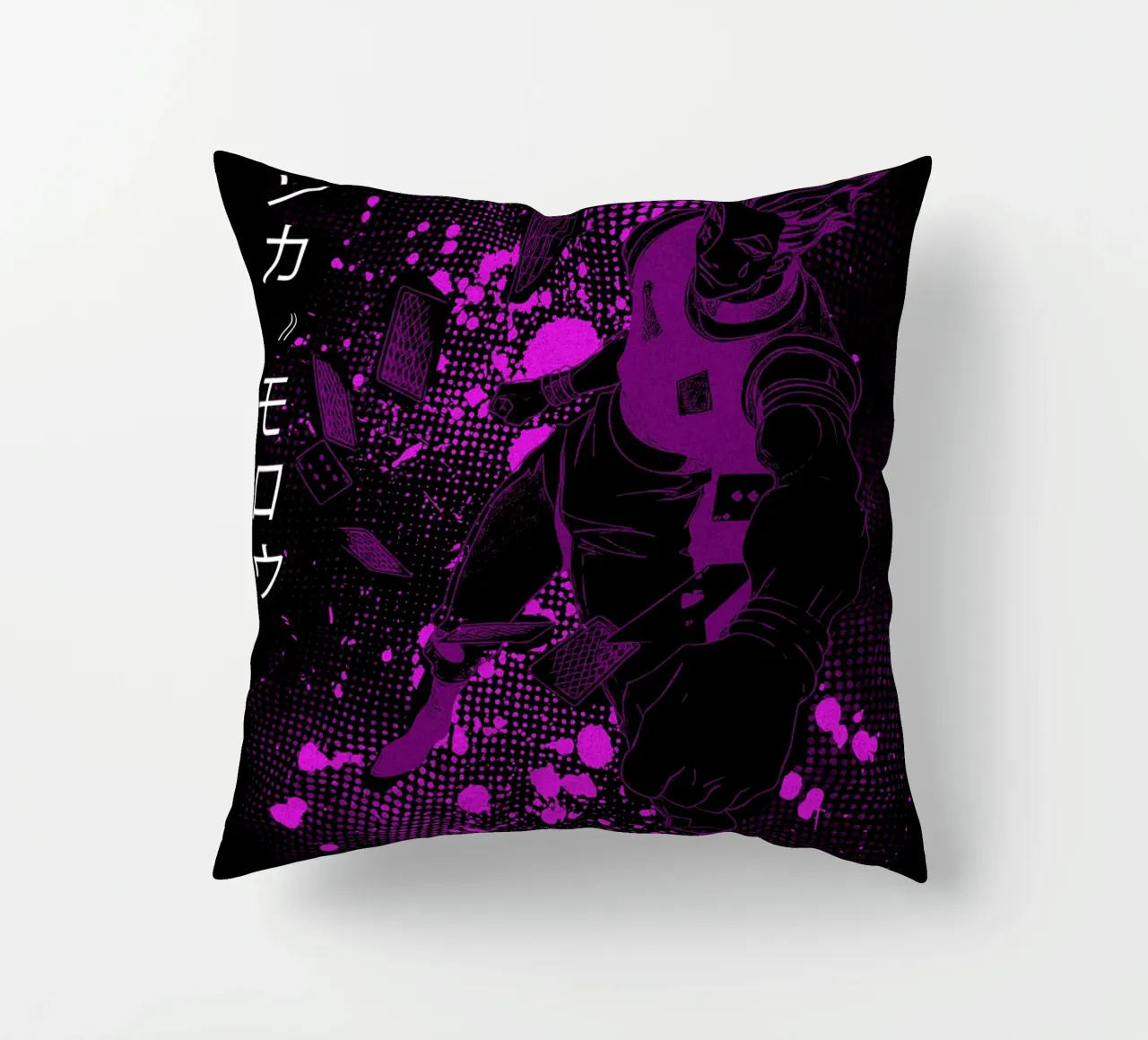 Hisoka Morow cuscino da Neonartstudio