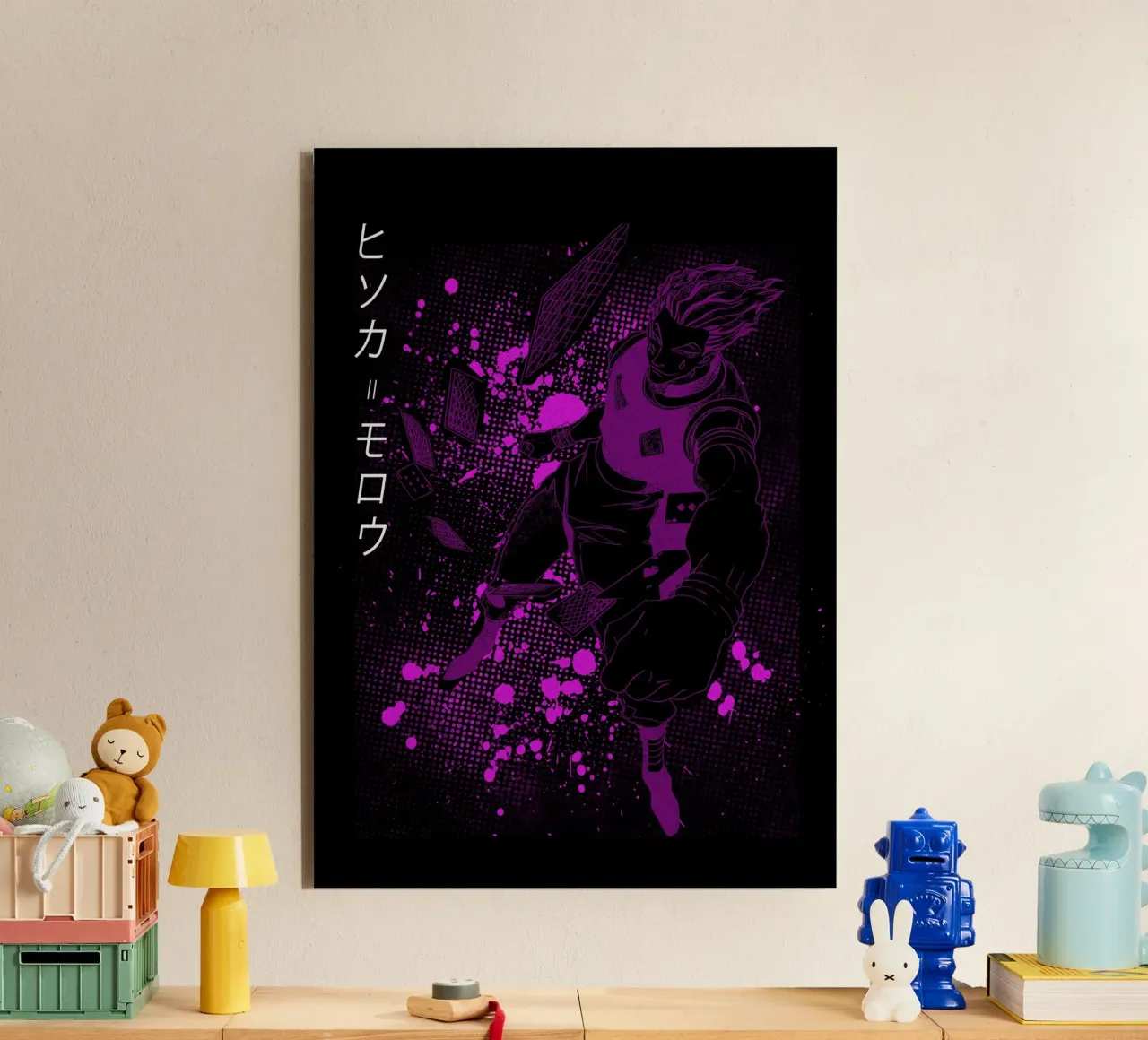 Hisoka Morow alluminio dibond da Neonartstudio