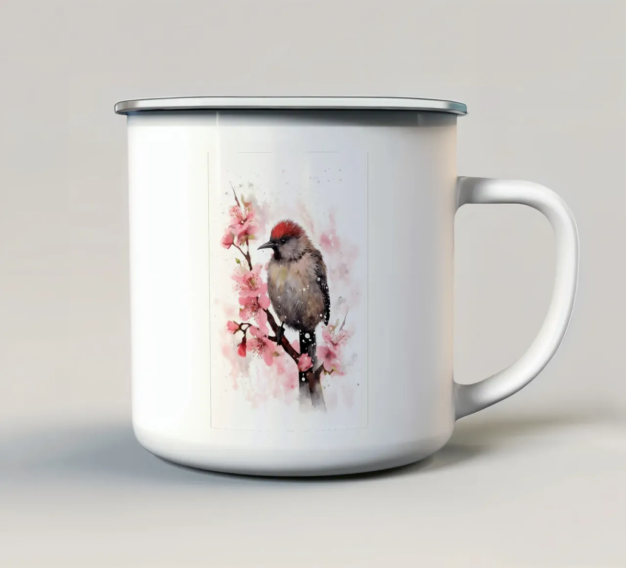 Kiwi bird tazza in smalto da FreeArtStudio