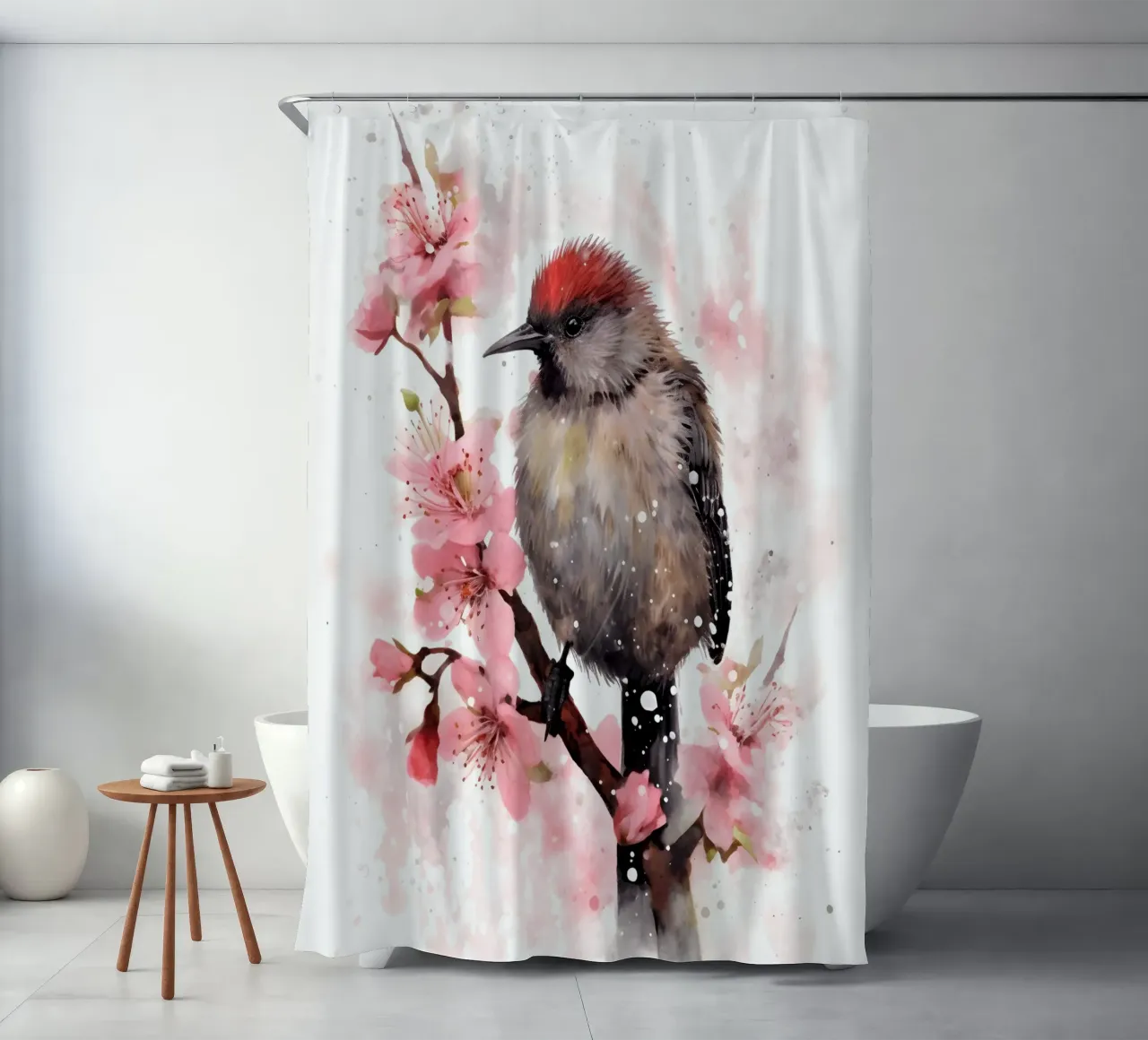 Kiwi bird tenda da doccia da FreeArtStudio
