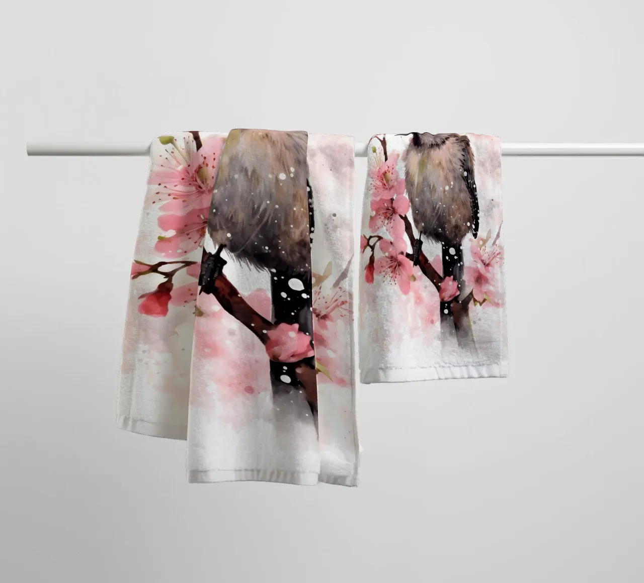 Kiwi bird asciugamano da bagno da FreeArtStudio