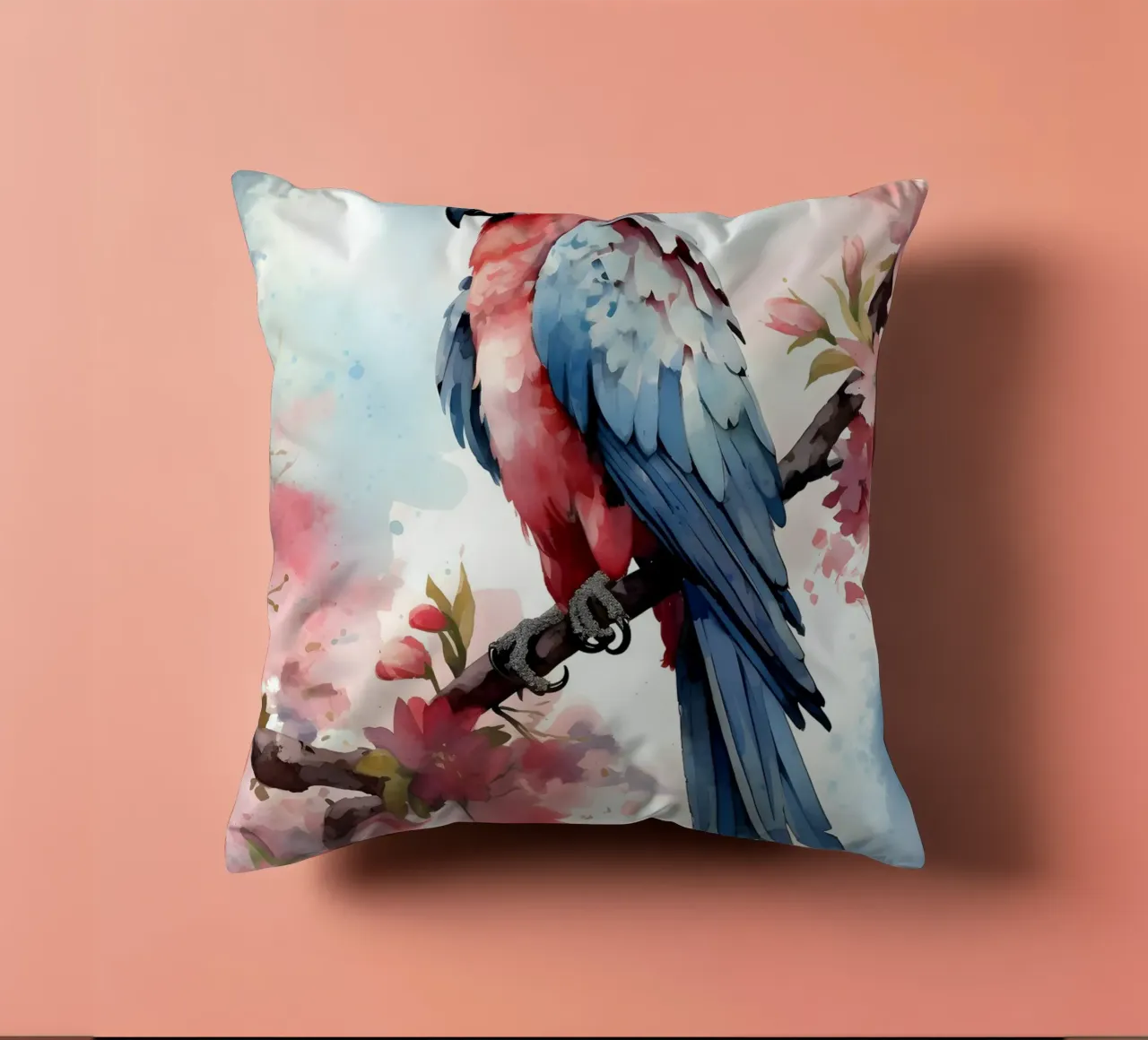 Macaw cuscino da FreeArtStudio
