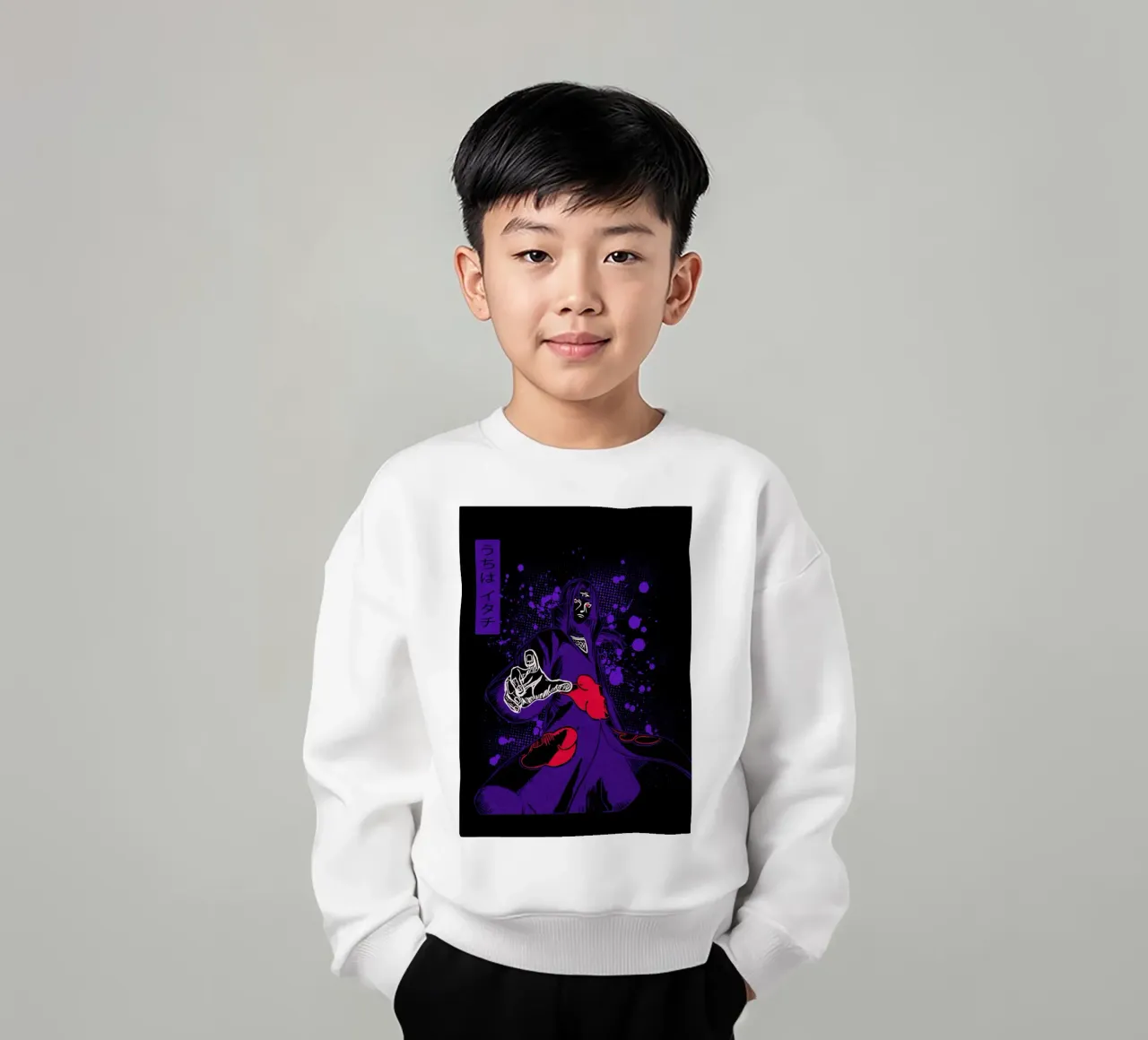 Itachi Uchiha felpa bambino da Neonartstudio