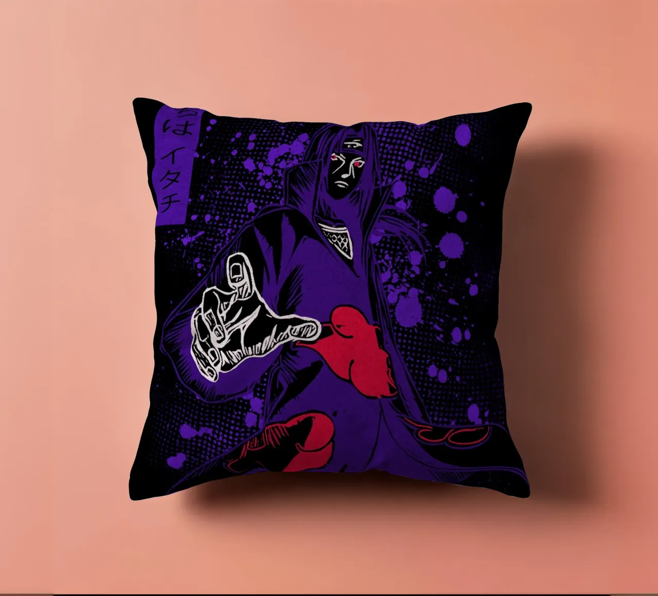 Itachi Uchiha cuscino da Neonartstudio