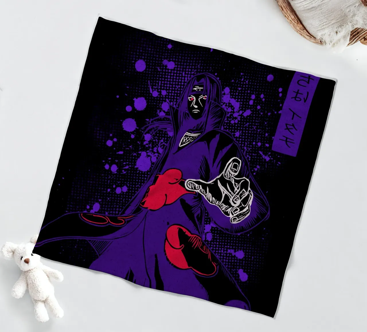 Itachi Uchiha coperta in pile da Neonartstudio