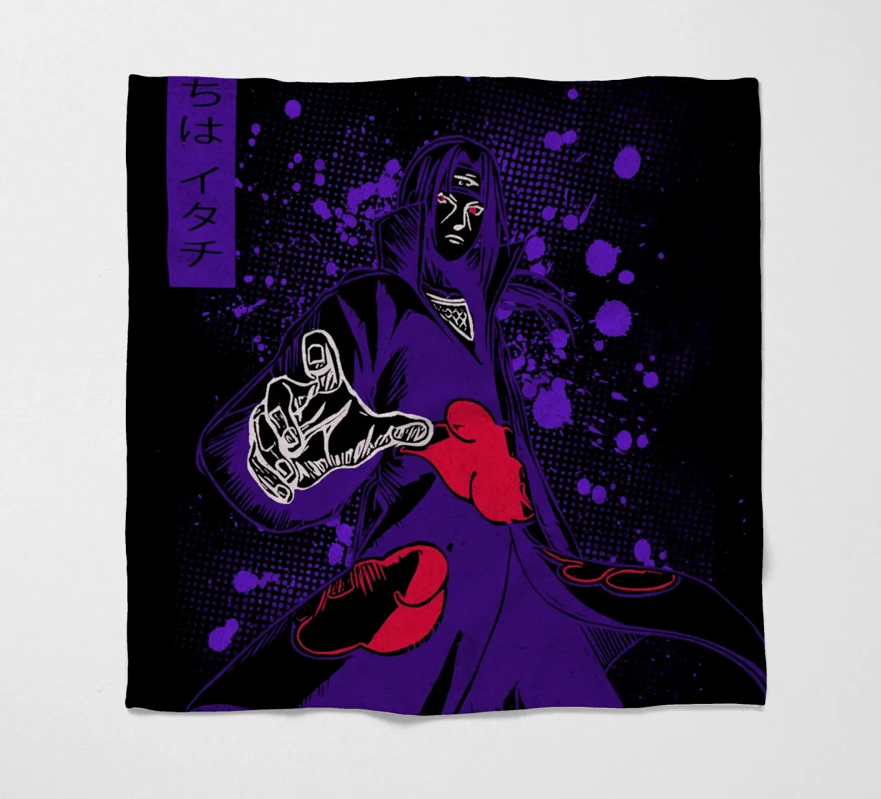 Itachi Uchiha coperta in pile da Neonartstudio