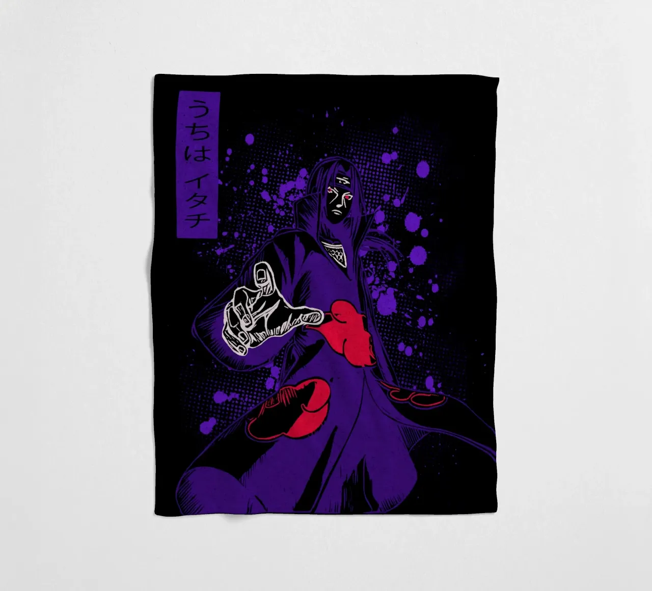 Itachi Uchiha coperta in pile da Neonartstudio
