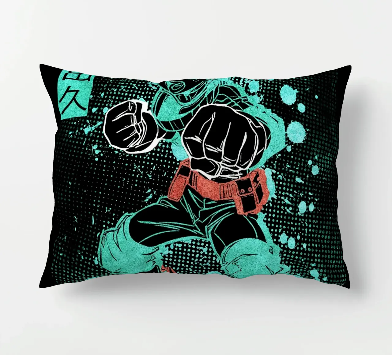 Izuku Midoriya cuscino da Neonartstudio