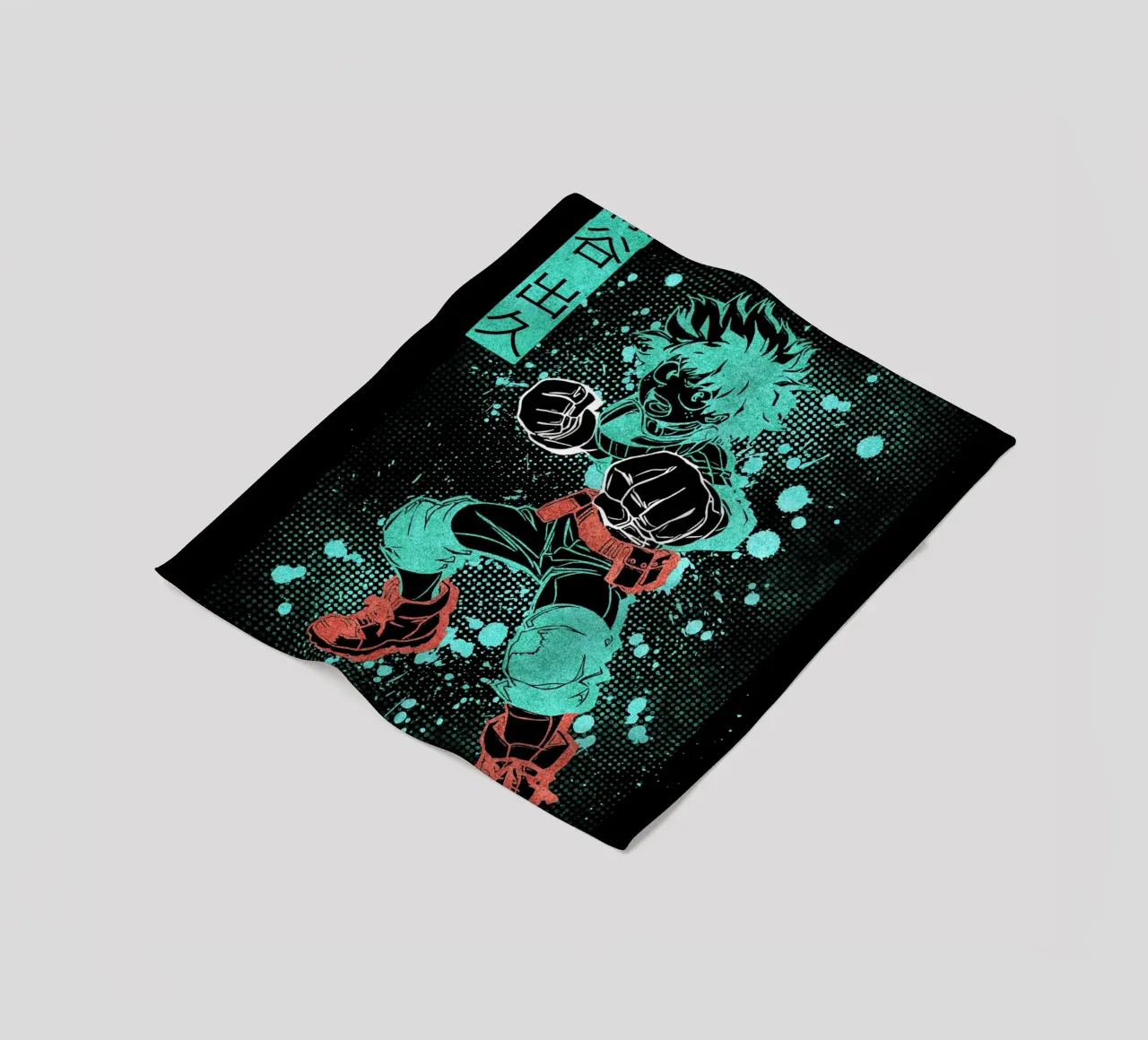 Izuku Midoriya coperta in pile da Neonartstudio