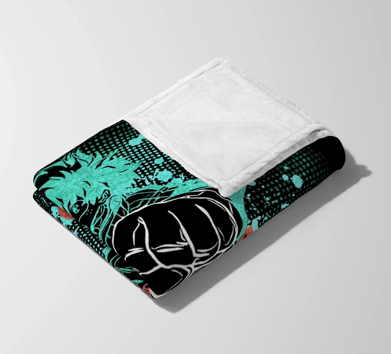 Izuku Midoriya coperta in pile da Neonartstudio