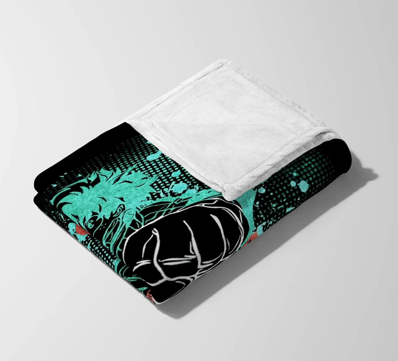 Izuku Midoriya coperta in pile da Neonartstudio