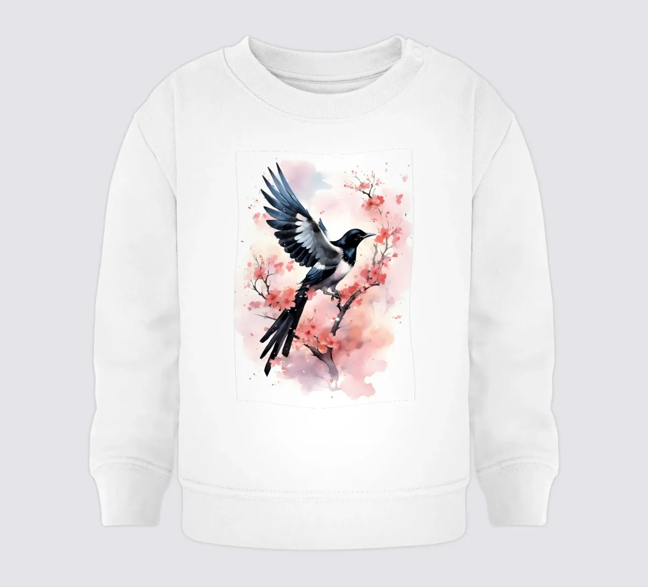 Magpie felpa neonato da FreeArtStudio