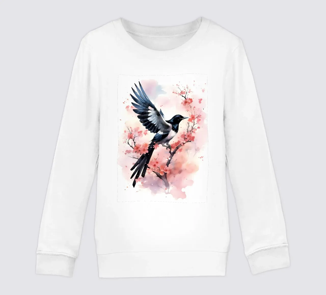 Magpie felpa bambino da FreeArtStudio