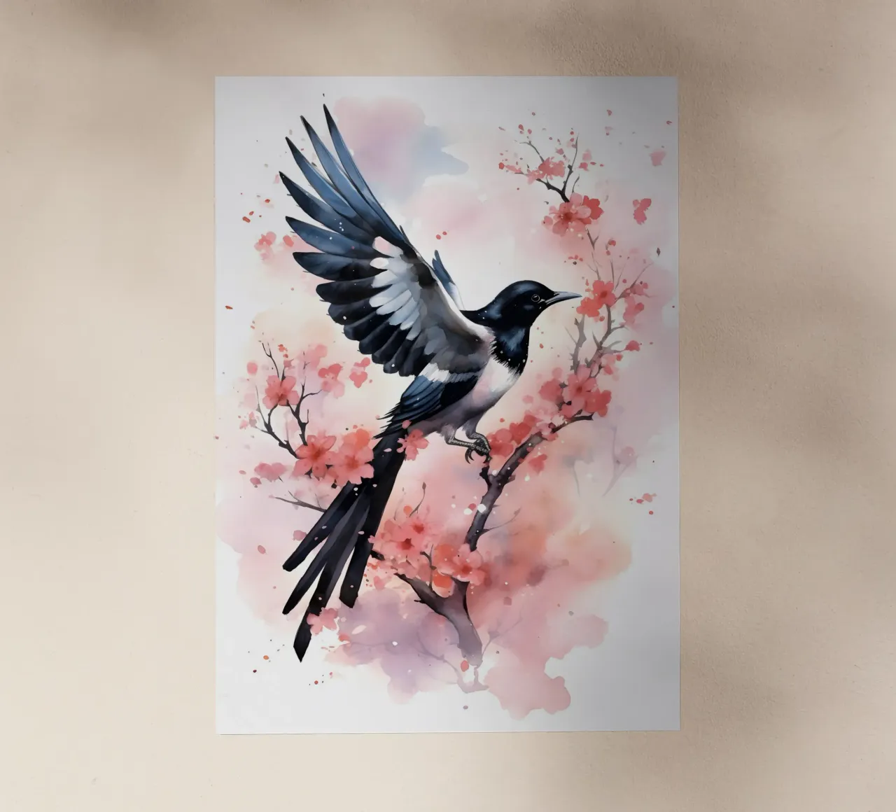 Magpie pellicola backlit da FreeArtStudio