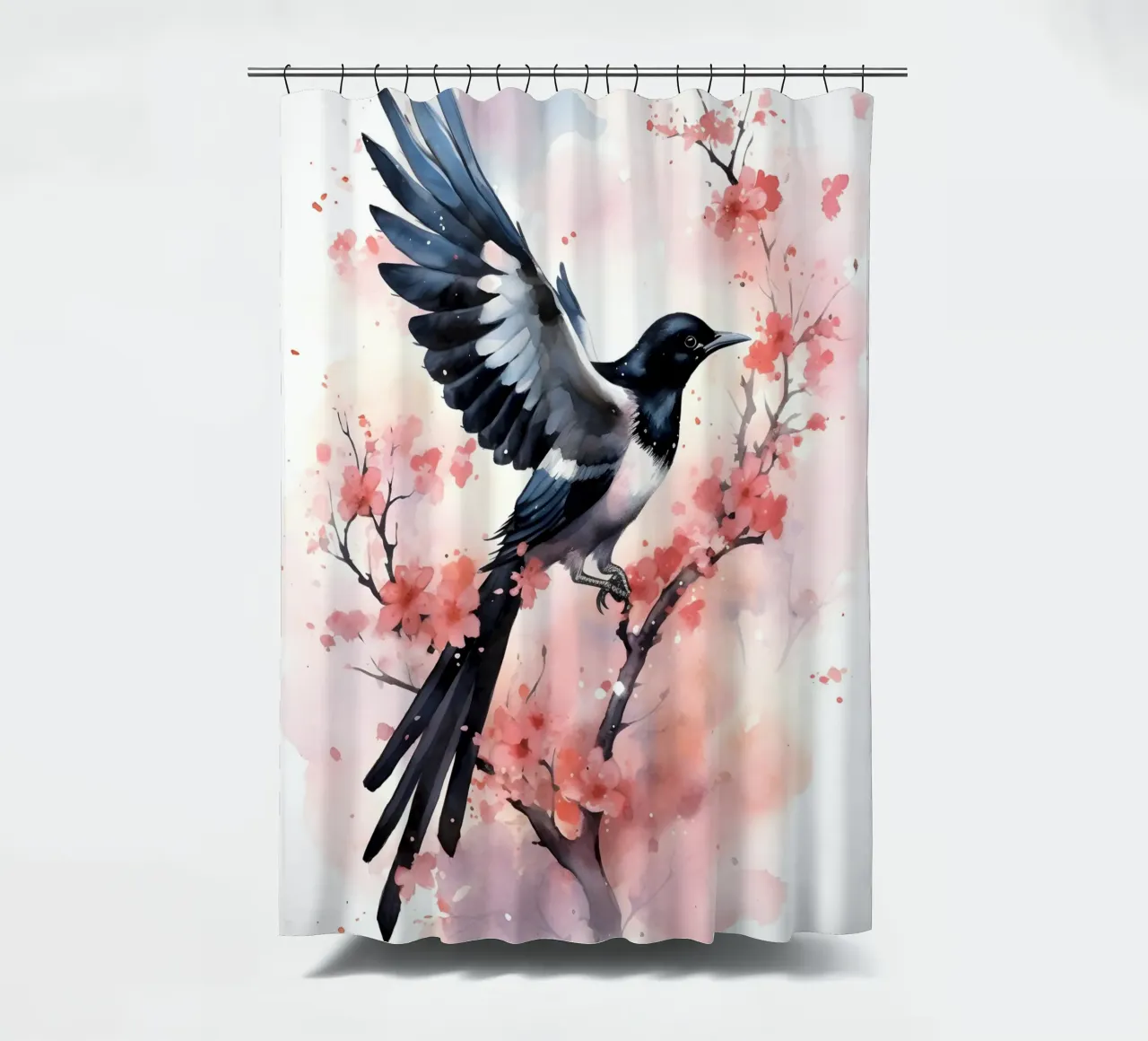 Magpie tenda da doccia da FreeArtStudio