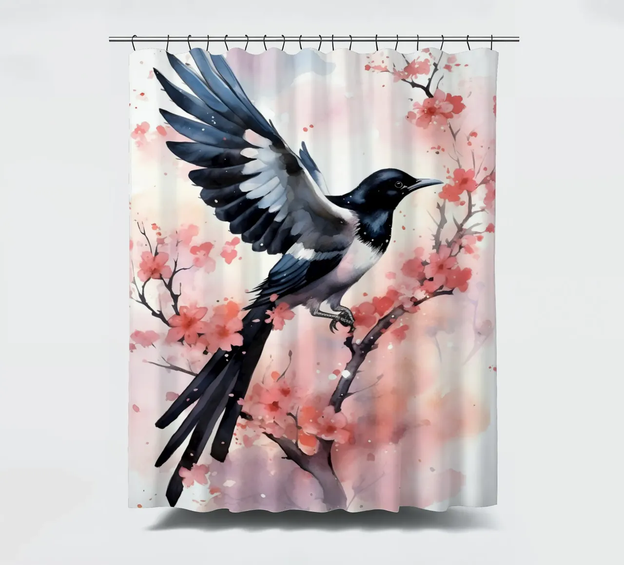 Magpie tenda da doccia da FreeArtStudio