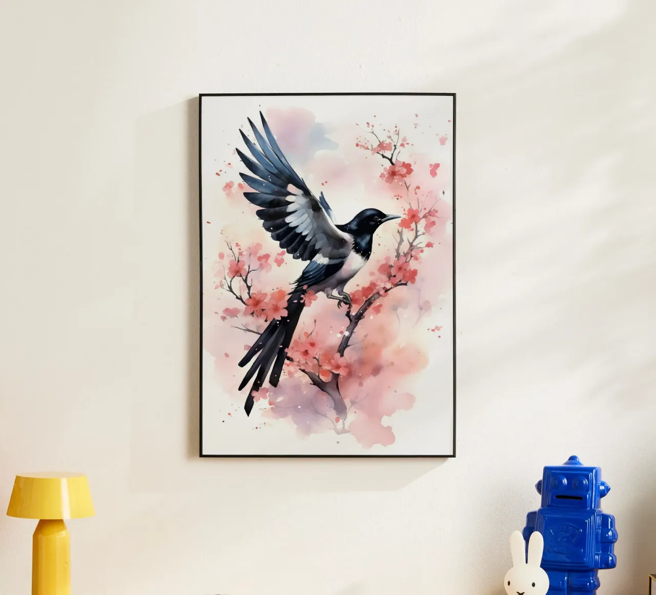Magpie alluminio dibond da FreeArtStudio
