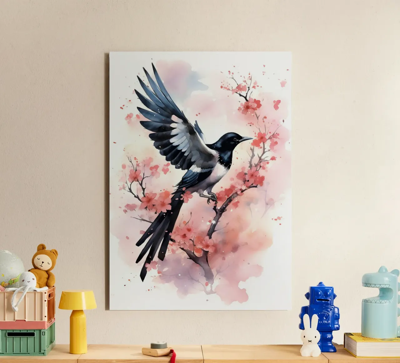 Magpie alluminio dibond da FreeArtStudio