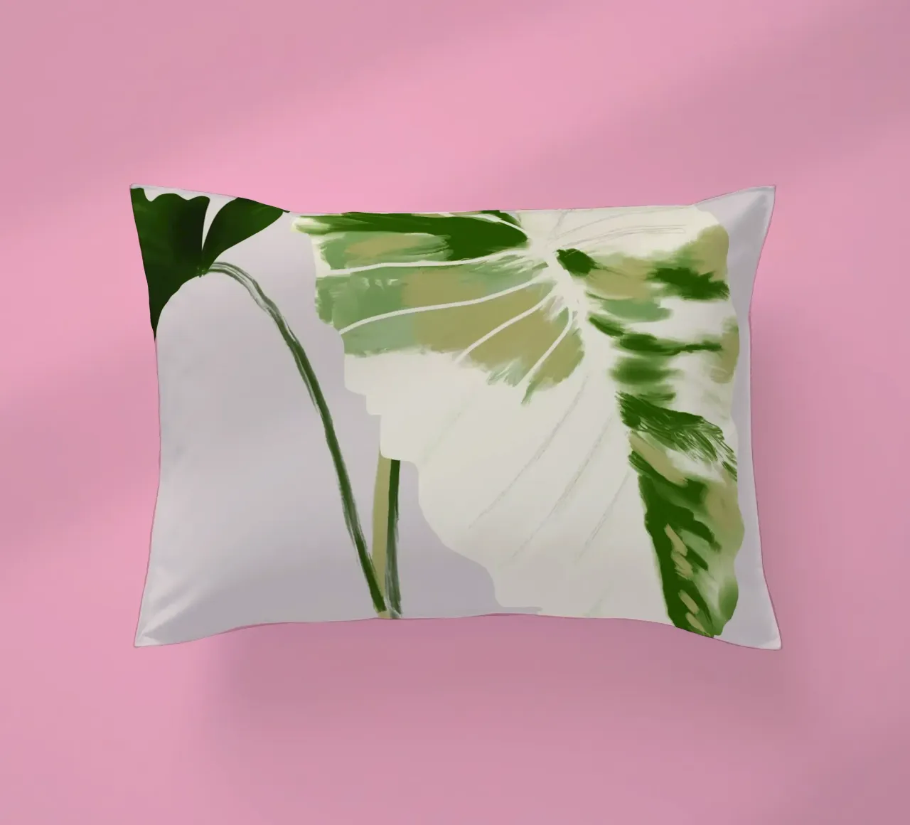 Tropical Leaf cuscino da anisillustration