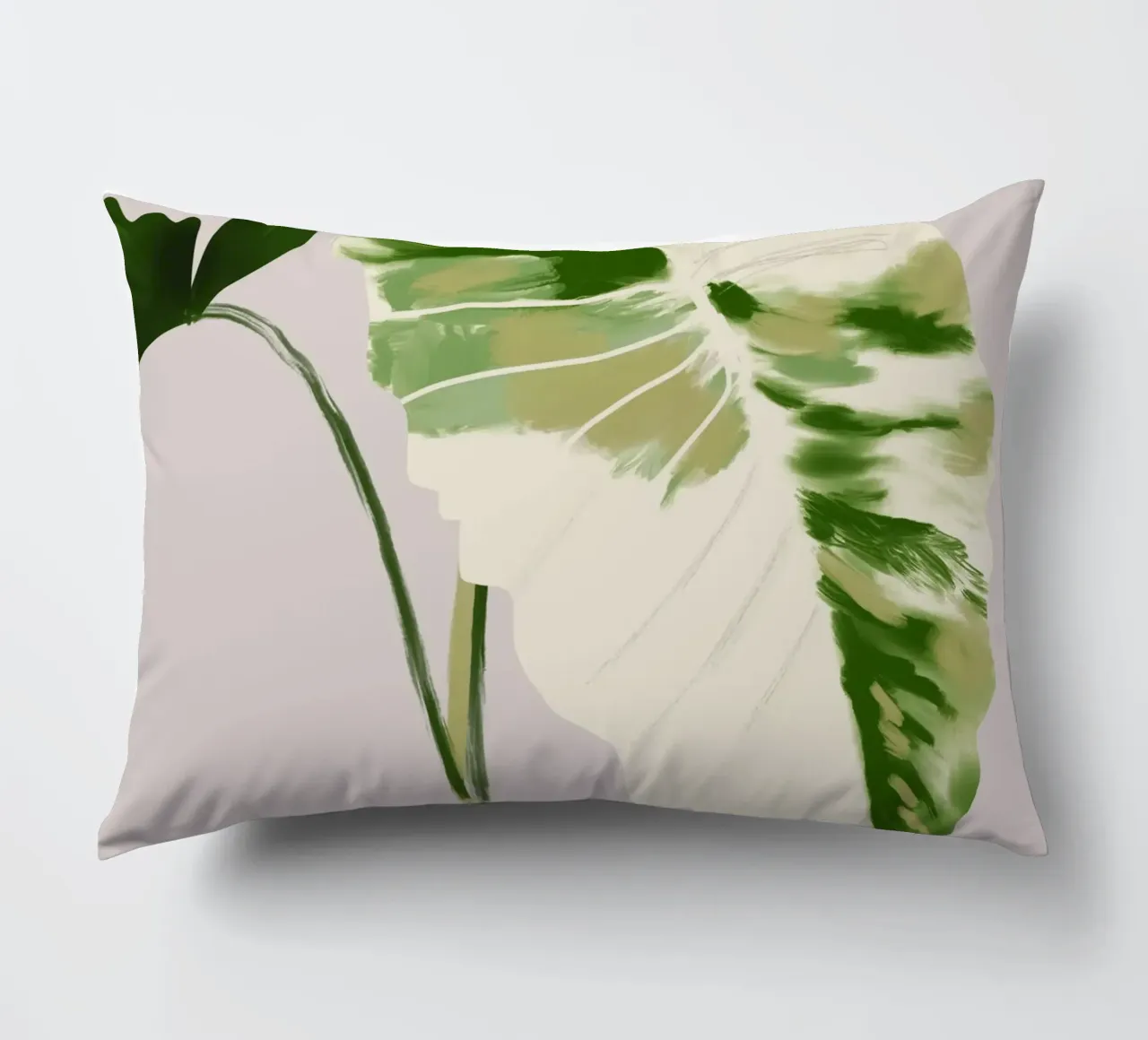 Tropical Leaf cuscino da anisillustration