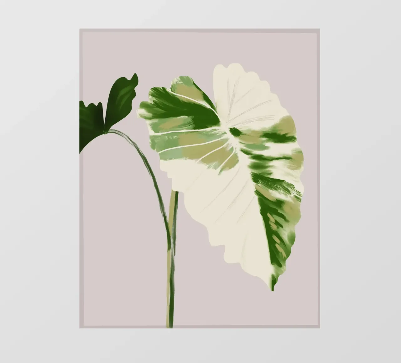Tropical Leaf telo in pvc da anisillustration