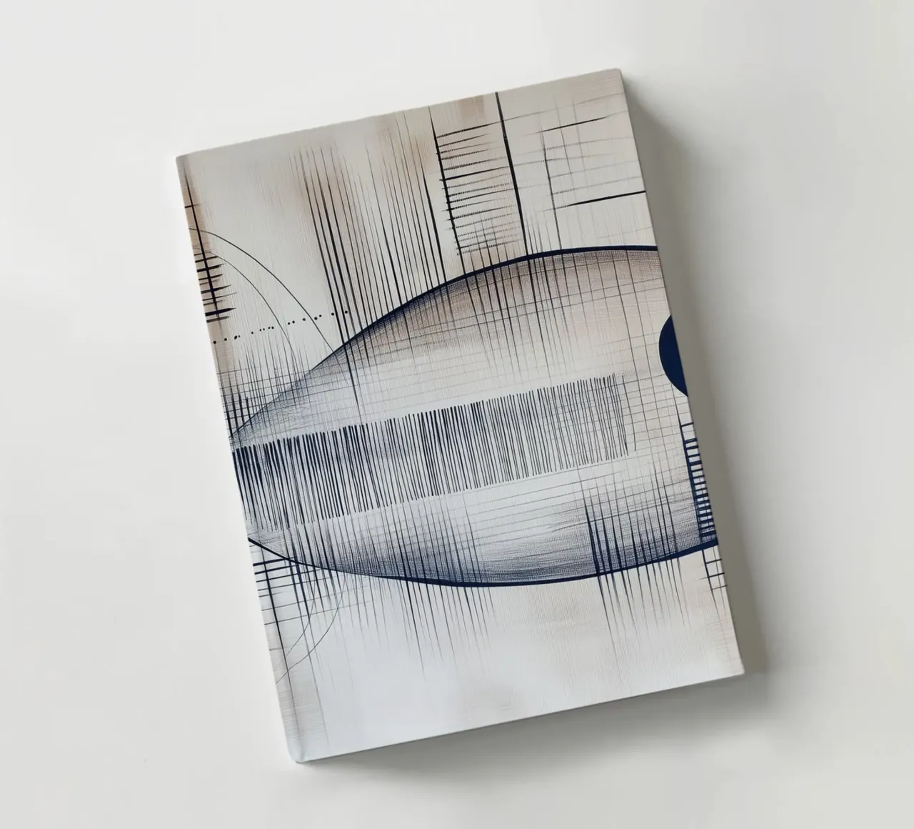 Abstract fish notebook by Imagine