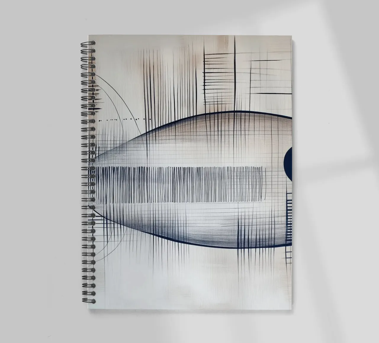 Abstrakte Fische Ringbuch von Imagine