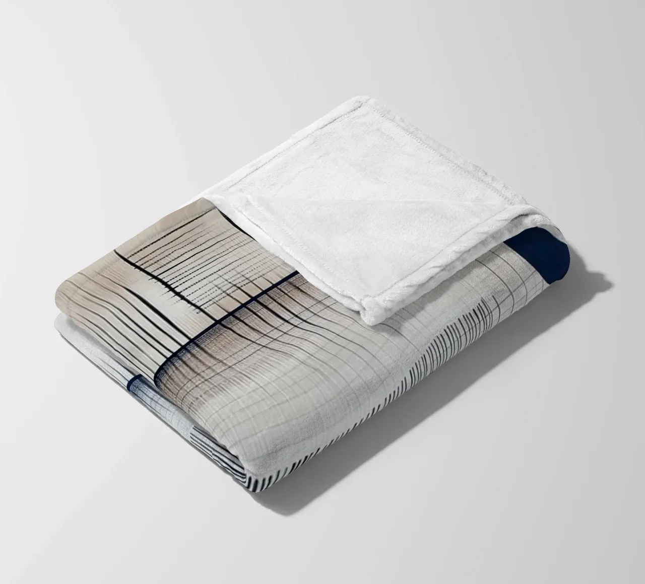 Pesce astratto coperta in pile da Imagine