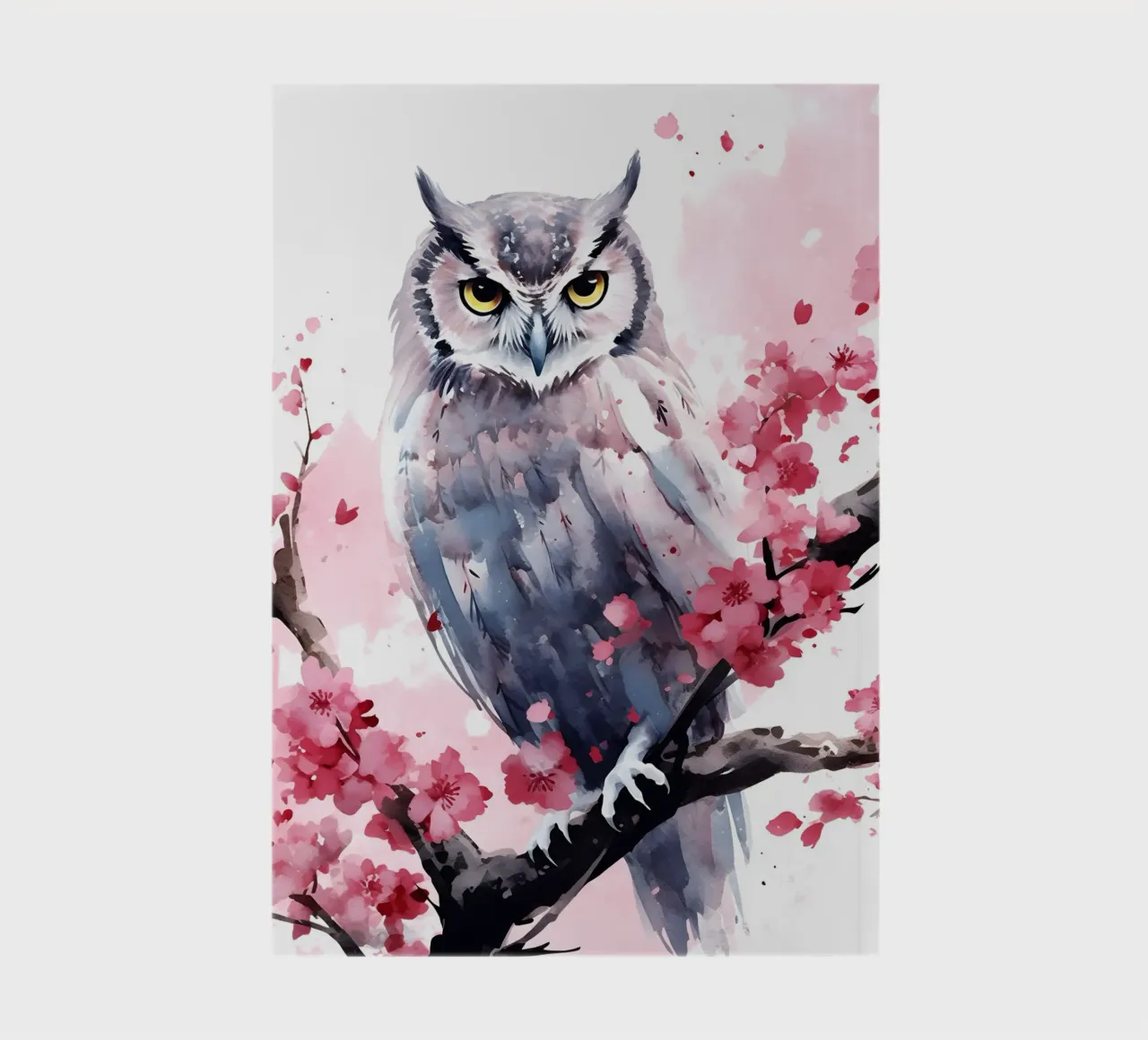Owl notebook by FreeArtStudio