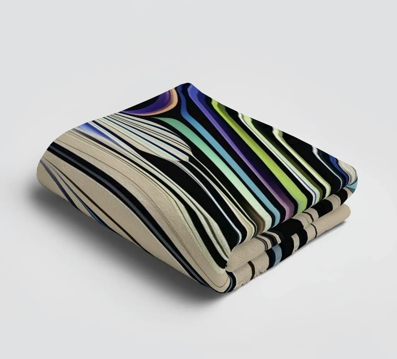 Abstracte vis badhanddoek van Imagine
