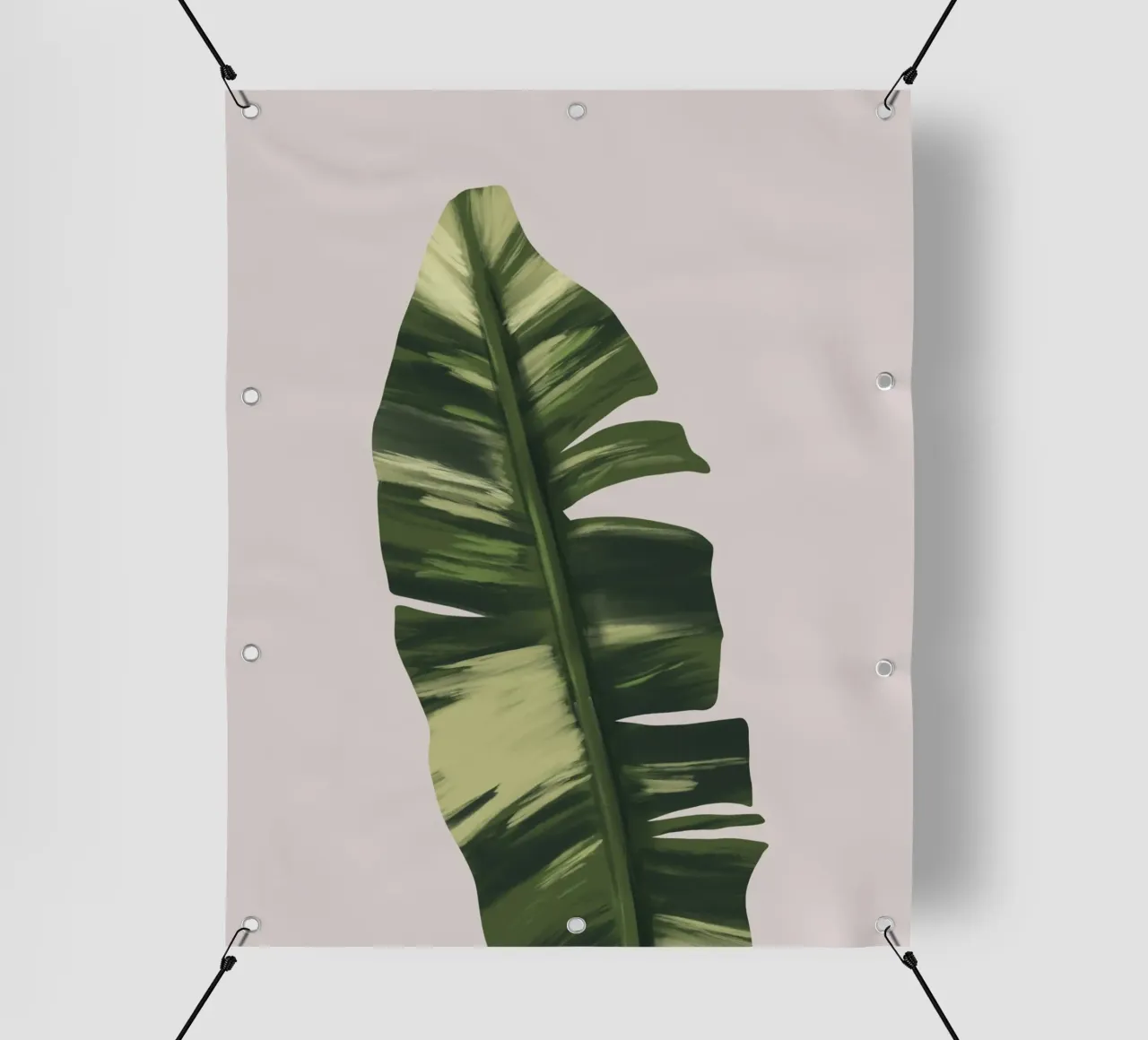 Banano Leaf telo in pvc da anisillustration
