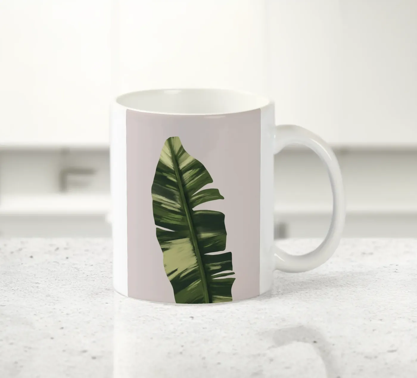 Banano Leaf ceramic mug by anisillustration