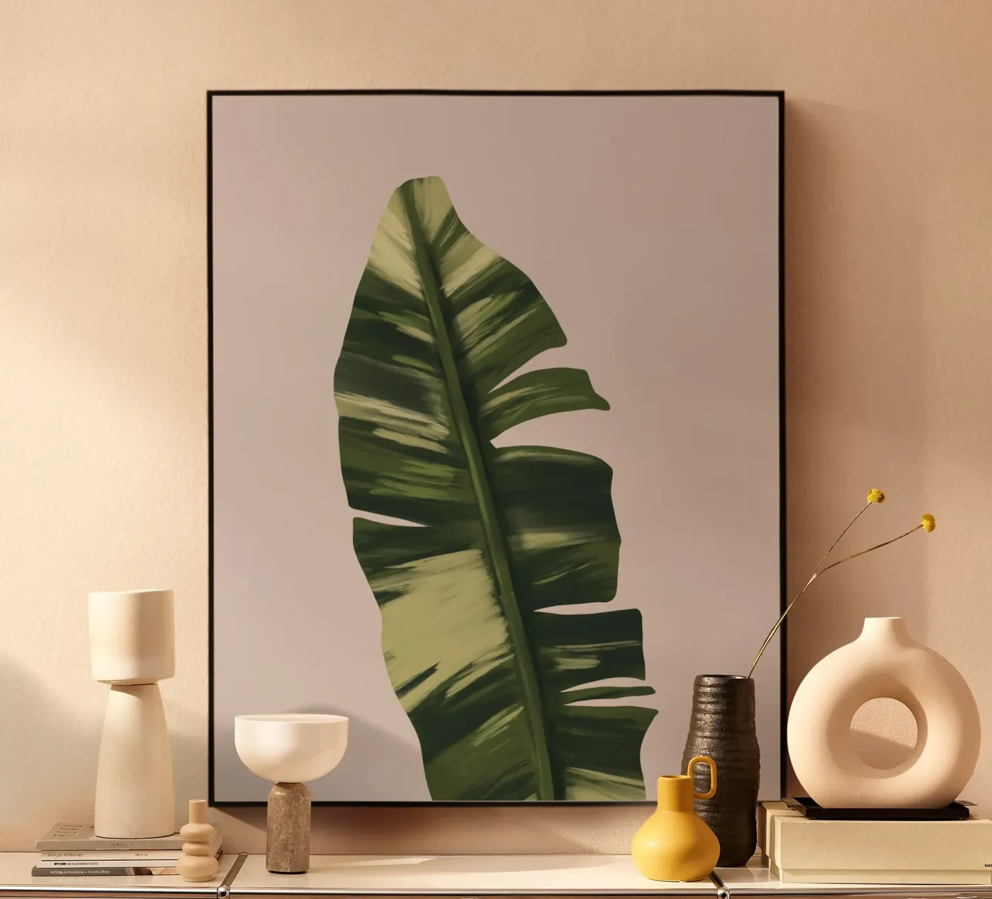 Banano Leaf plexiglas de anisillustration