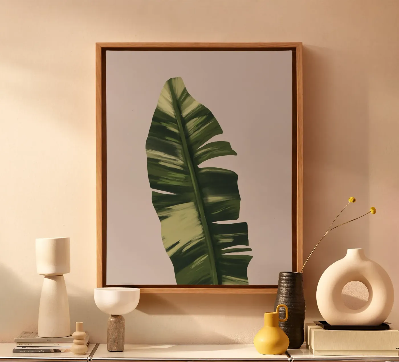 Banano Leaf tela da anisillustration