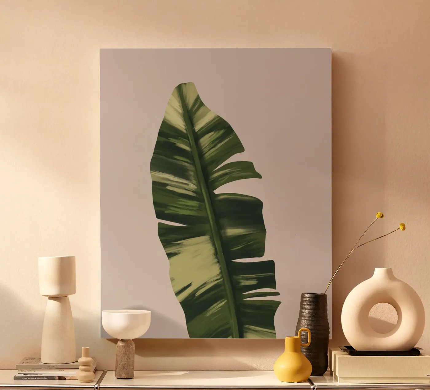 Banano Leaf tela da anisillustration
