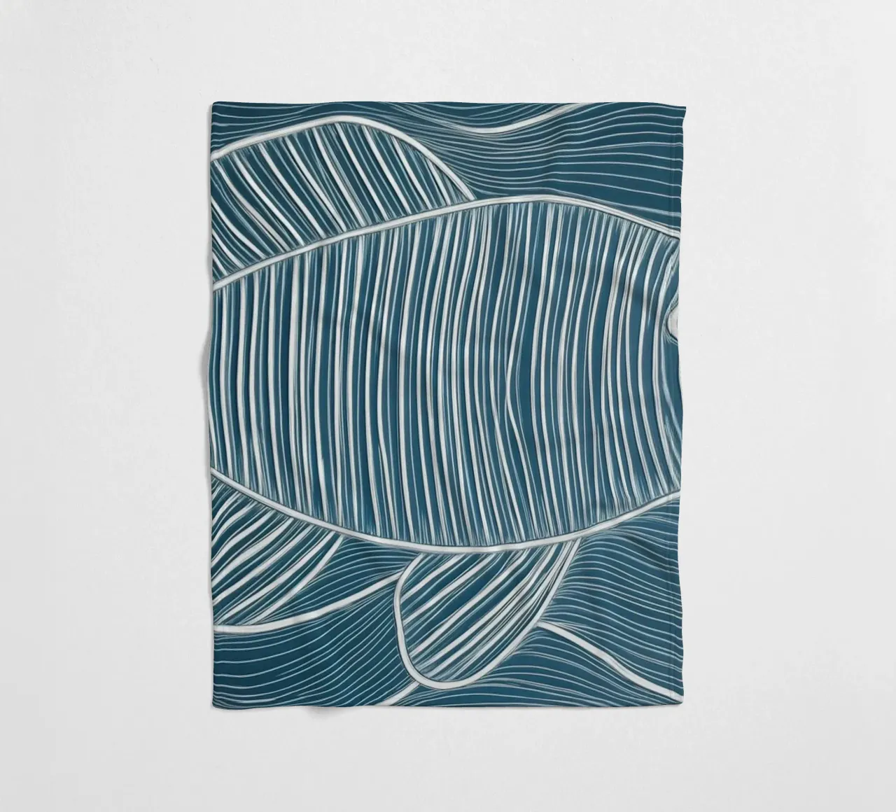 Abstracte vis fleecedeken van Imagine