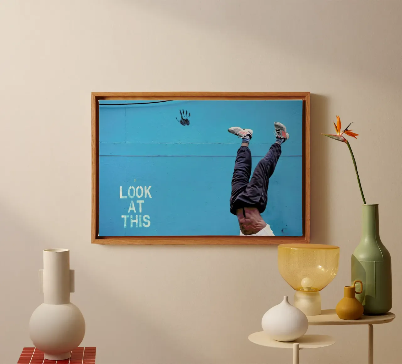 Look At This - Linda Wride tela con Cornice a cassetta da Pictufy