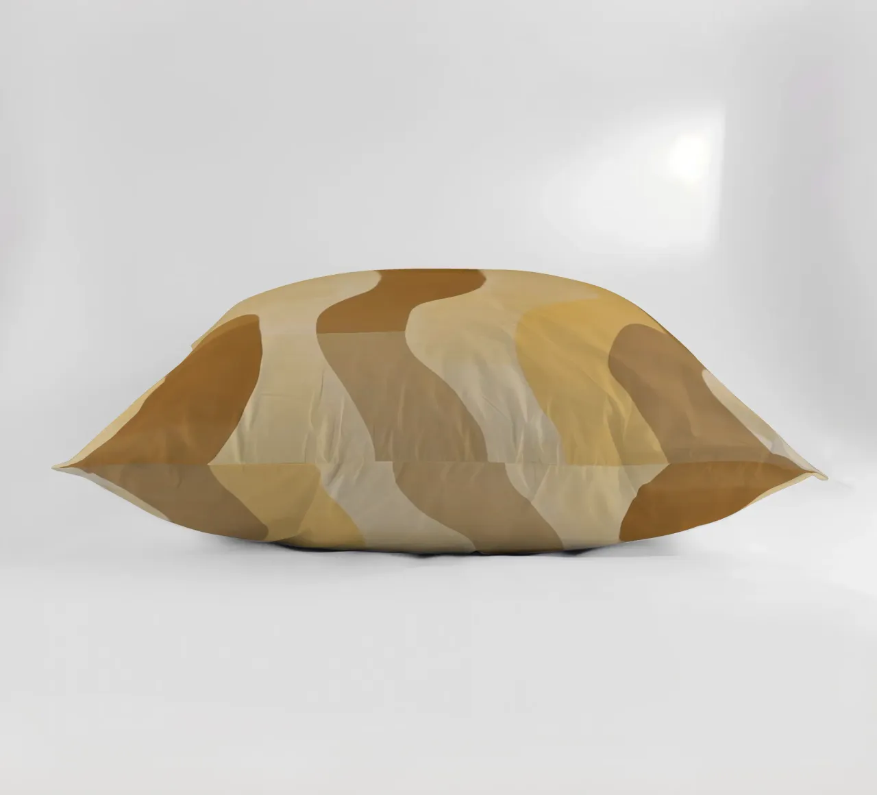 Abstract pattern in sand colours decorative cushion by Imagine