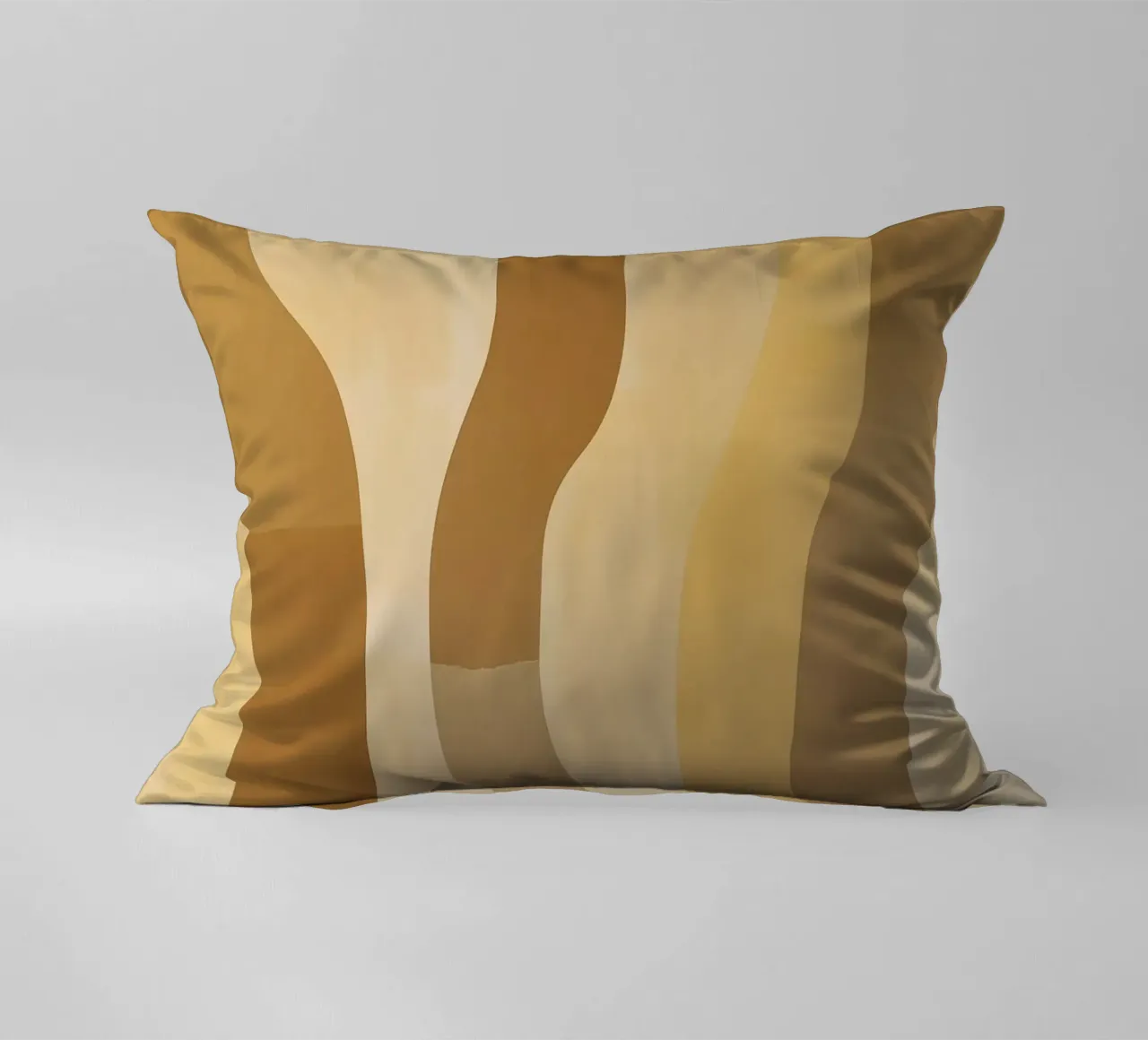 Abstract pattern in sand colours decorative cushion by Imagine