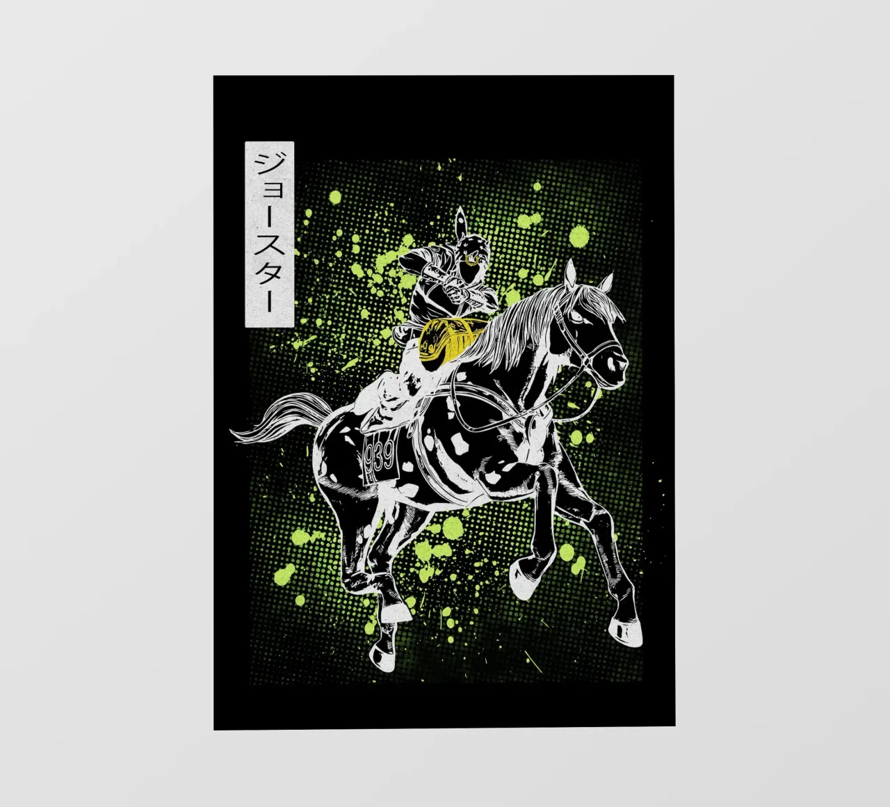 Johnny Joestar pellicola backlit da Neonartstudio