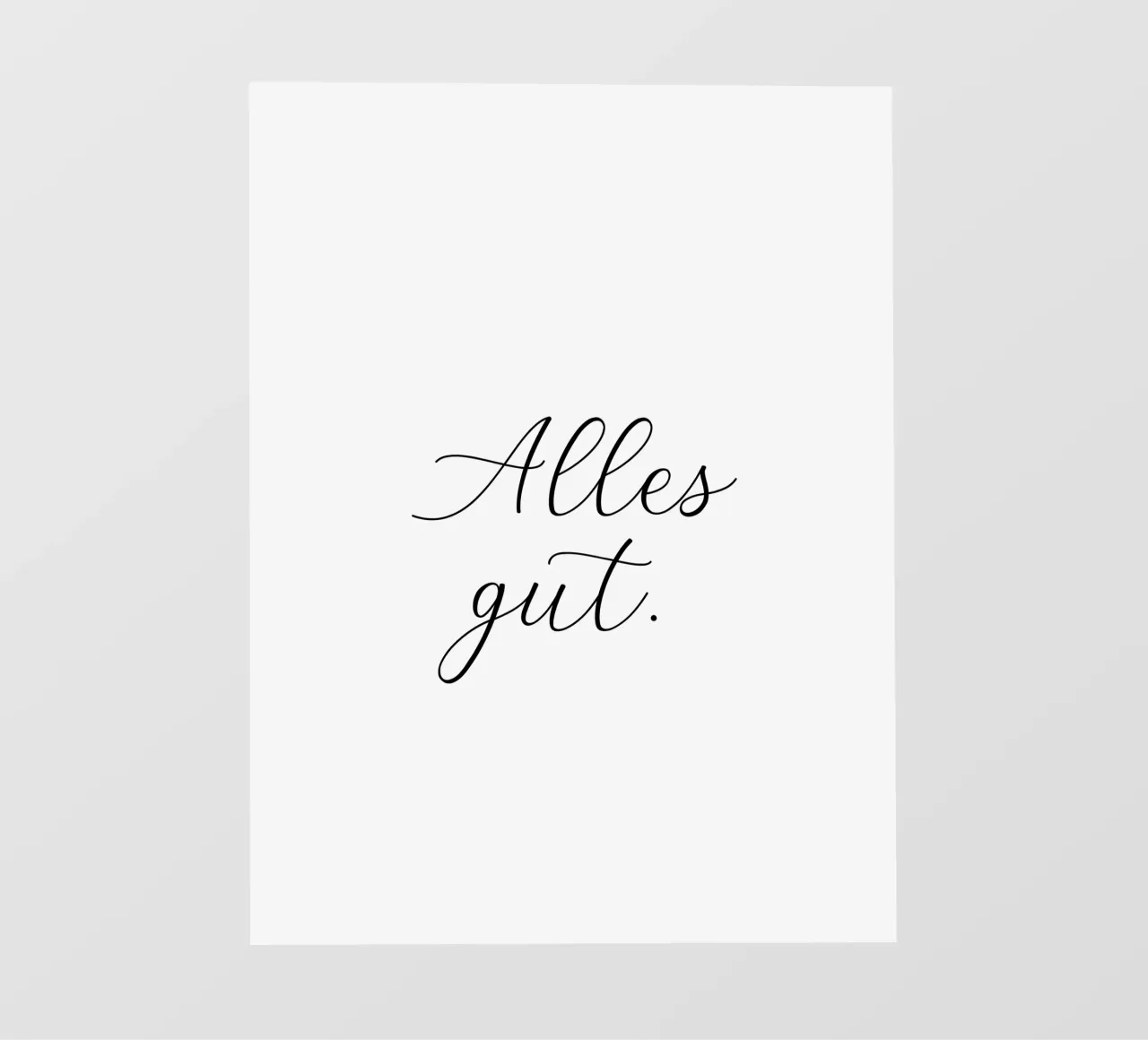 Alles gut. telo in pvc da Magnific