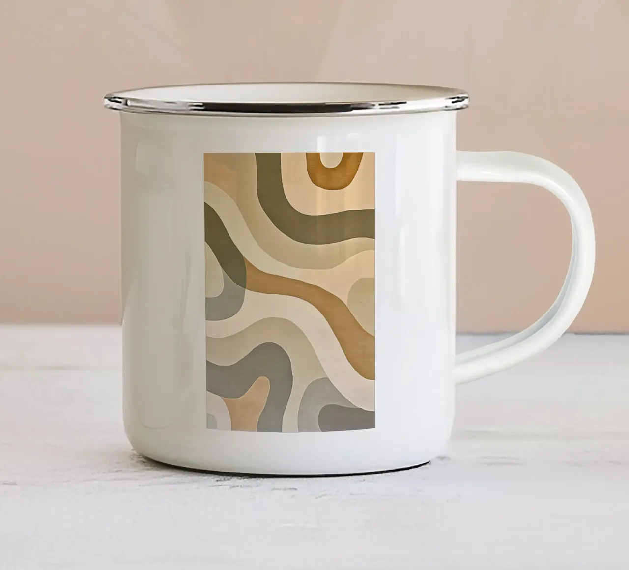 Patroon astratto tazza in smalto da Imagine