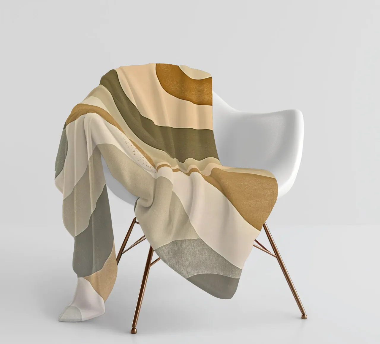 Patroon astratto coperta in pile da Imagine