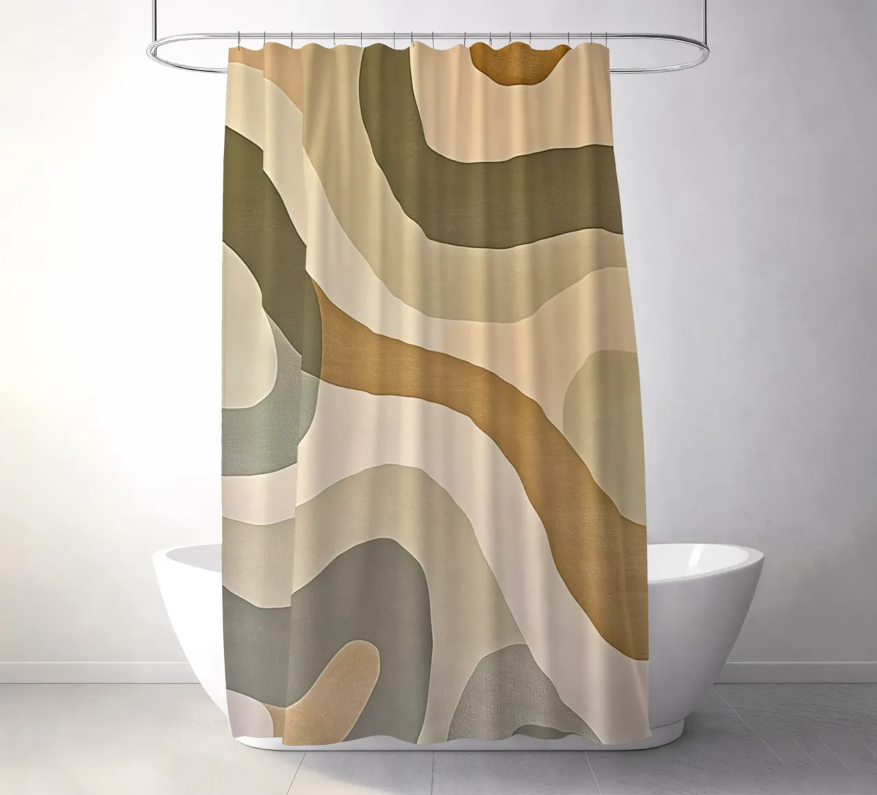 Abstract patroon shower curtain by Imagine