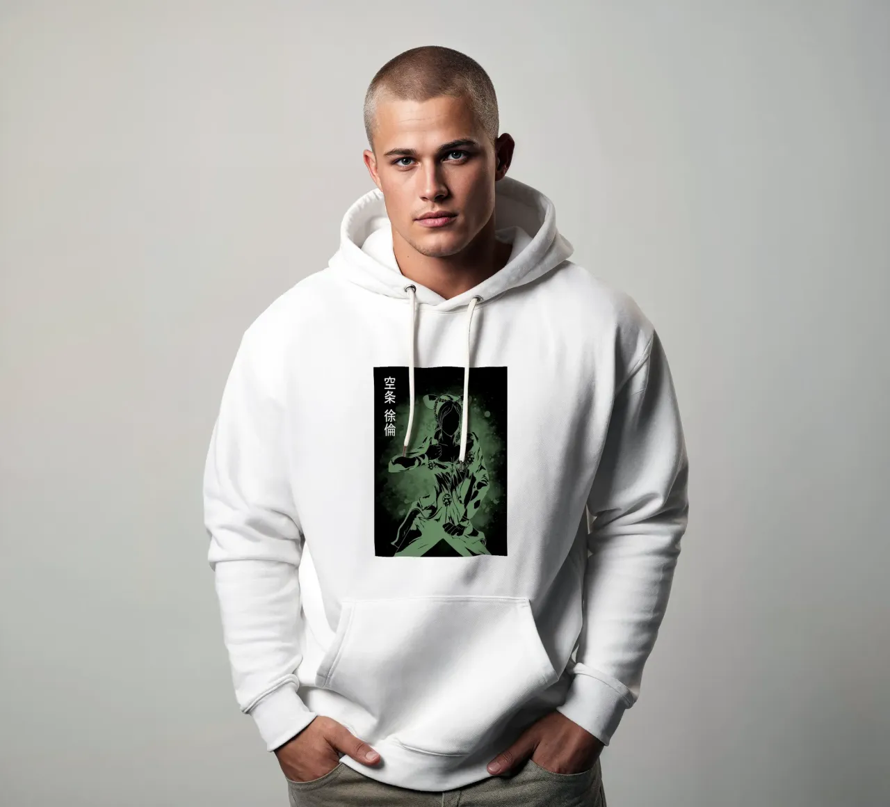 Jojo bizarre Adventure 1 felpa con cappuccio da Neonartstudio