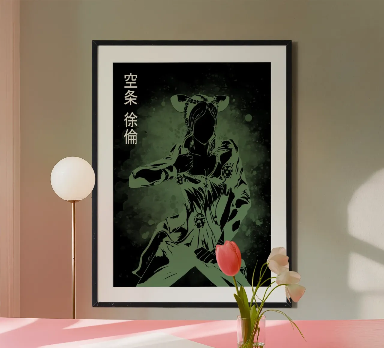 Jojo bizarre Adventure 1 carta hahnemühle da Neonartstudio