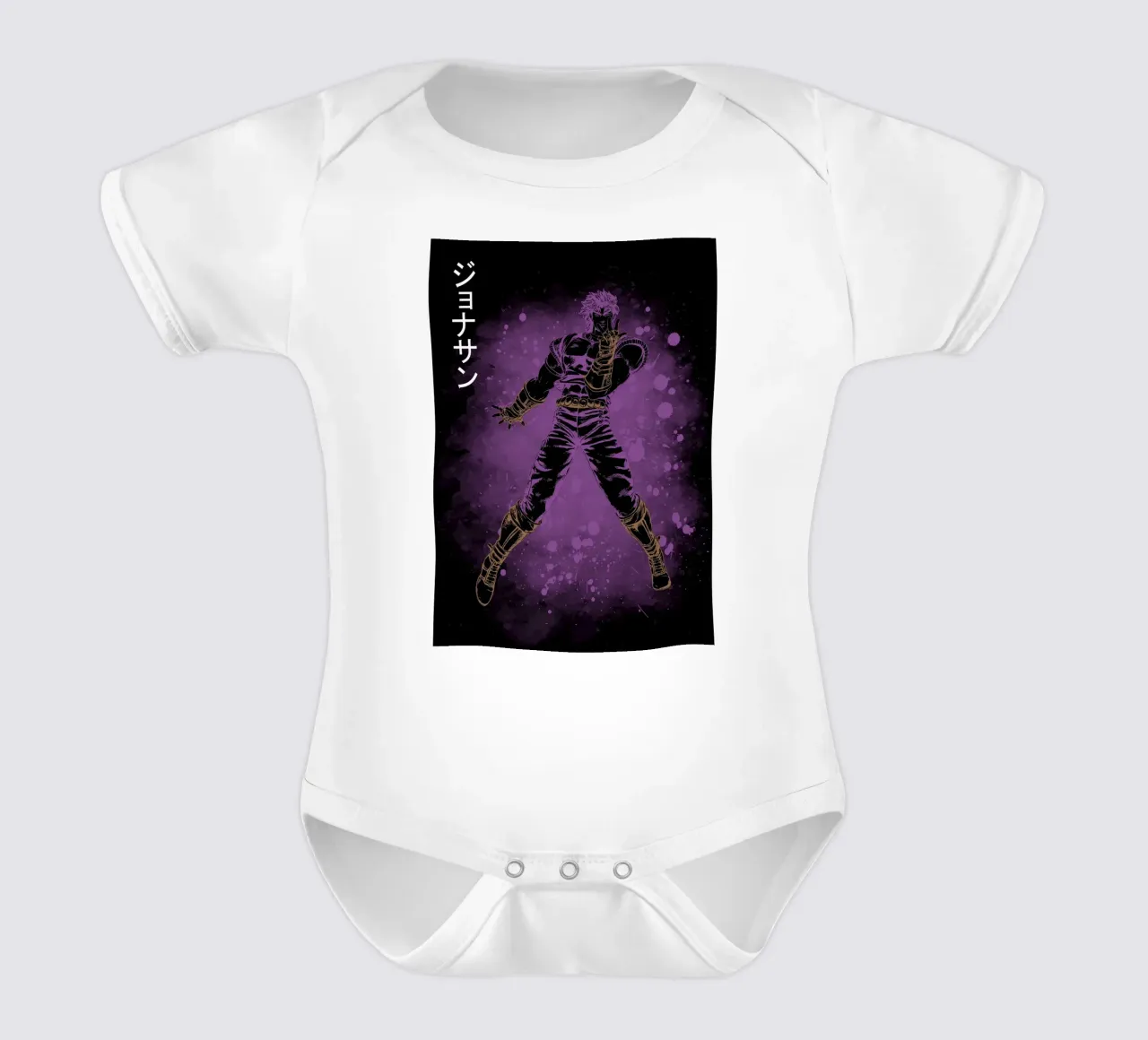 Jojo bizarre Adventure body neonato maniche corte da Neonartstudio